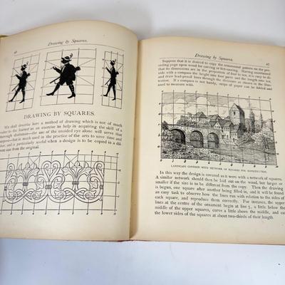 LOT 98: Antique Books: In the Child's World, Household Painting, Six Steps to Honor & More