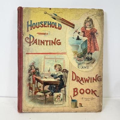 LOT 98: Antique Books: In the Child's World, Household Painting, Six Steps to Honor & More
