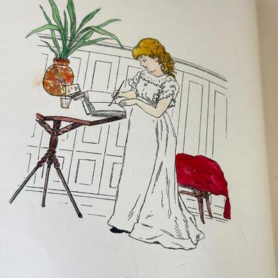 LOT 98: Antique Books: In the Child's World, Household Painting, Six Steps to Honor & More