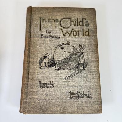 LOT 98: Antique Books: In the Child's World, Household Painting, Six Steps to Honor & More