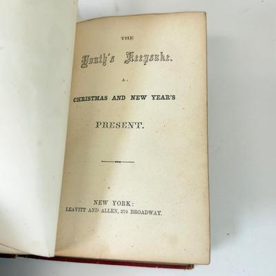 LOT 99: 1870s Methodist Hymnal & Antique Youth's Keepsake