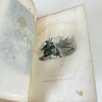 LOT 99: 1870s Methodist Hymnal & Antique Youth's Keepsake