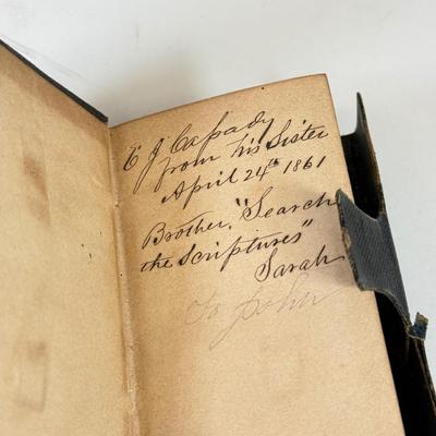 LOT 100: 1849 Hymn Book, 1876 Dictionary, 1860 Sweet Story of Old & More