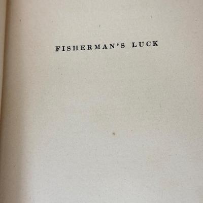 LOT 101: Antique Books: 1923 Fisher Man's Luck, 1900 The Greatest Thing Ever Known & Character Building Thought Pointer, Antique...