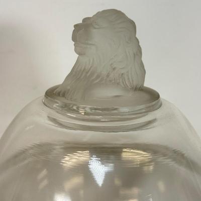 LOT 102: Antique EAPG Frosted Lion Compote circa 1877
