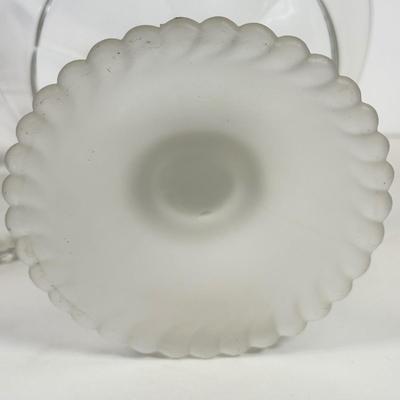 LOT 102: Antique EAPG Frosted Lion Compote circa 1877
