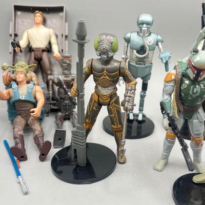 LOT 161F: Star Wars Power of the Force Action Figures - Empire Strikes Back w./ Accessories