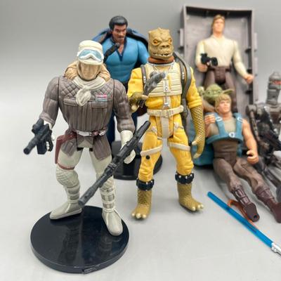 LOT 161F: Star Wars Power of the Force Action Figures - Empire Strikes Back w./ Accessories