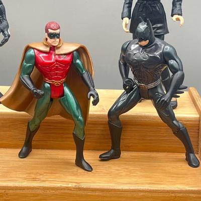 LOT 176F: Assorted Action Figures - Marvel, DC, Star Trek, X-Files