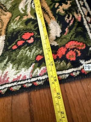 Vintage wild horses Italian/velevet tapestry