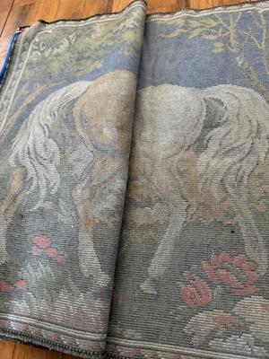 Vintage wild horses Italian/velevet tapestry