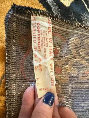 Spanish matador velvet tapestry