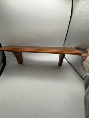 Wooden shelf