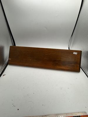 Wooden shelf