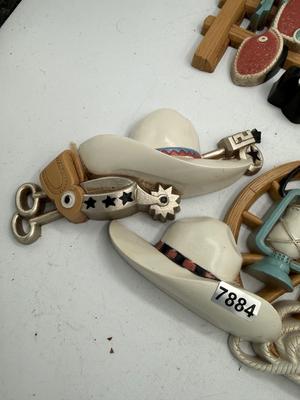 5 piece Burwood Southwestern wall decor