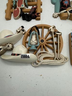 5 piece Burwood Southwestern wall decor