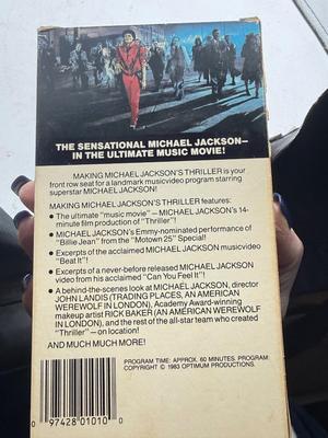Michael Jackson making of Thriller VHS