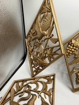 Burwood diamond wall plaque/4 piece