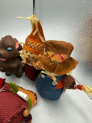 Fall decor & ceramic animals