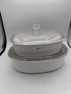 2 pc corelle baking dishes