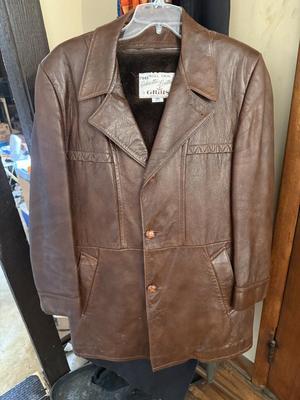 Size 40 leather coat