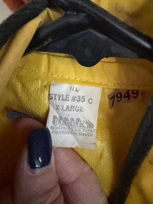 X-Large lightweight raincoat