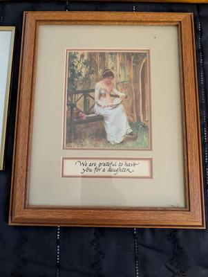 Group of Nature Pictures, One Picture of a Lady.