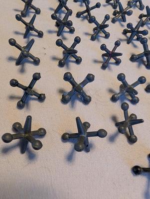 Old Jar with Jacks and Ball