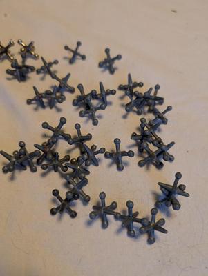 Old Jar with Jacks and Ball