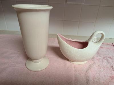 White Vase Possibly U.S.A. Piece