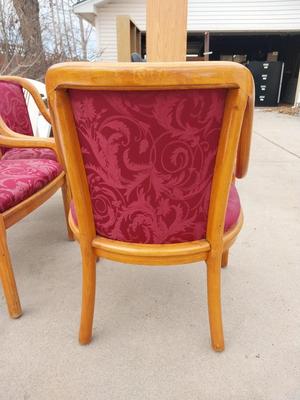 Sale Photo Thumbnail #3: WOODEN FRAME CLOTH SEATING