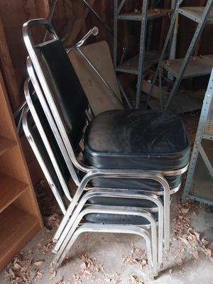 Sale Photo Thumbnail #60: CHROME FRAMED WITH VYNAL SEATING AND BACK