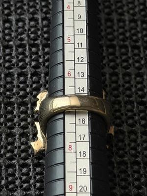 multi-stone like statement ring featuring turquoise and green stones.