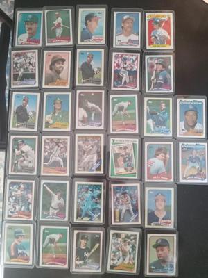 Baseball Cards in sleeves and comics