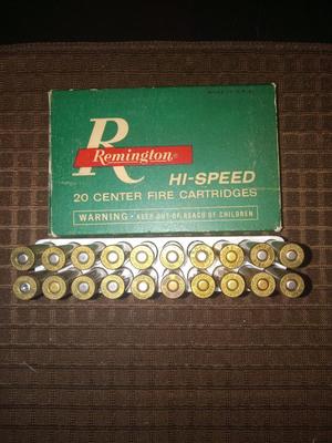 20 rds assorted brand 30/06 ammo in remington box