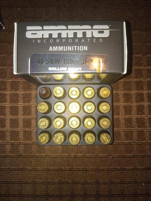 40 s&w 180 gr jhp hollow point