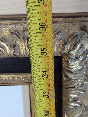 Felix Max "Carmine Dress" Signed Serigraph Approx 30 1/4" x 36 1/2"