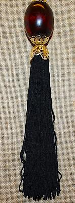 "All right, Mr. DeMille, I'm Ready for My Close-Up". Style PENDANT with a Long Gold Tone Necklace Chain 30" L