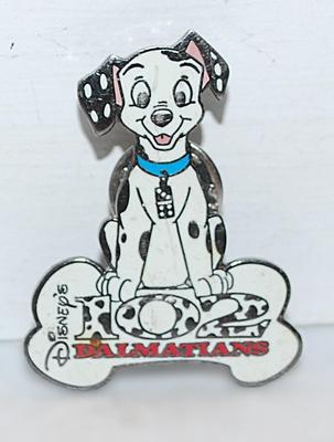 DISNEY's "102 Dalmatians" DOG TACK (1½" x 1") - Marked "©DISNEY" with a Squeeze-Style Clasp