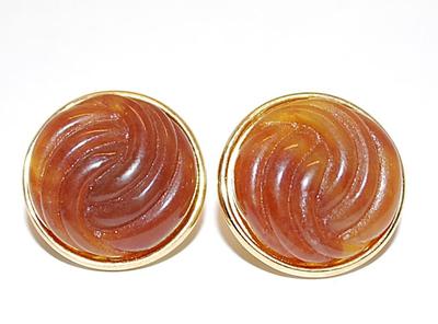 Unique "CANDY RAISINS" EARRINGS Set with a Stud Post Clasp