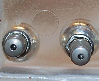 Vintage Silver Colored BALL Style EARRINGS Pair (¼" Circ.) with a Knob Style Clasp