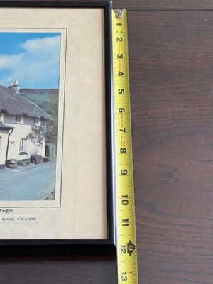 British Cottage Photo Framed