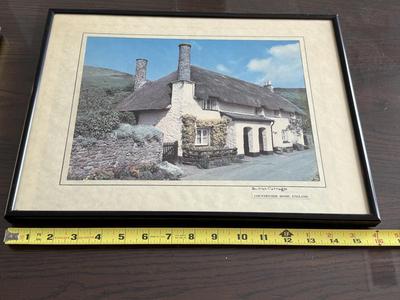 British Cottage Photo Framed