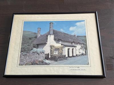 British Cottage Photo Framed