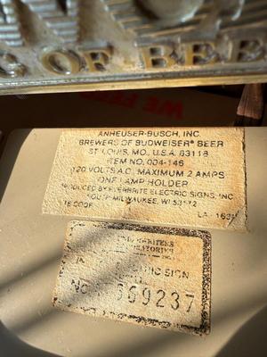 Budweiser clock