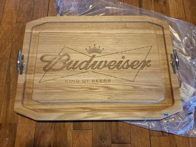 New in box-Budweiser cutting board