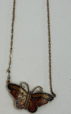 Butterfly Pendant Necklace
