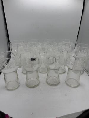 12 Pepsi glasses