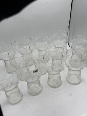 12 Pepsi glasses