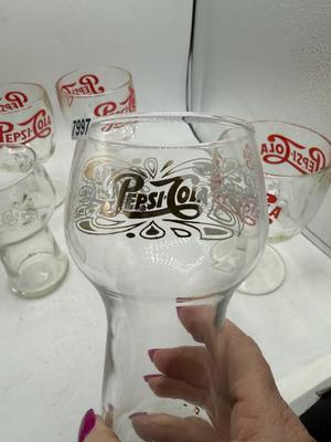 Pepsi-cola glasses